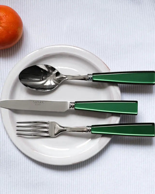 Sabre Paris Icône stainless steel dessert knife with acrylic handle - Buy now on ShopDecor - Discover the best products by SABRE PARIS design