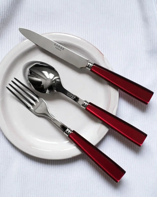 Sabre Paris Icône stainless steel dessert spoon with acrylic handle - Buy now on ShopDecor - Discover the best products by SABRE PARIS design