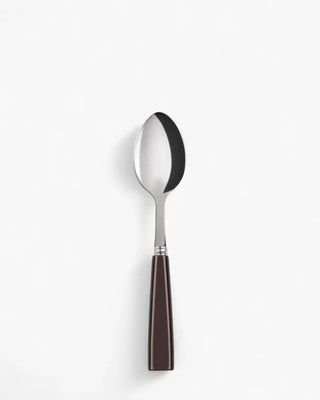 Sabre Paris Icône stainless steel dessert spoon with acrylic handle Sabre Paris Brown - Buy now on ShopDecor - Discover the best products by SABRE PARIS design