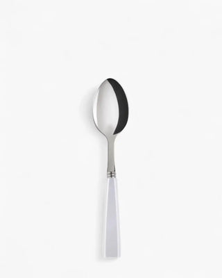 Sabre Paris Icône stainless steel dessert spoon with acrylic handle Sabre Paris White - Buy now on ShopDecor - Discover the best products by SABRE PARIS design
