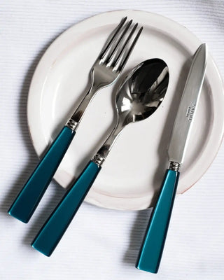 Sabre Paris Icône stainless steel dessert spoon with acrylic handle - Buy now on ShopDecor - Discover the best products by SABRE PARIS design