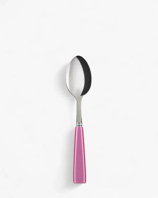 Sabre Paris Icône stainless steel dessert spoon with acrylic handle Sabre Paris Pink - Buy now on ShopDecor - Discover the best products by SABRE PARIS design