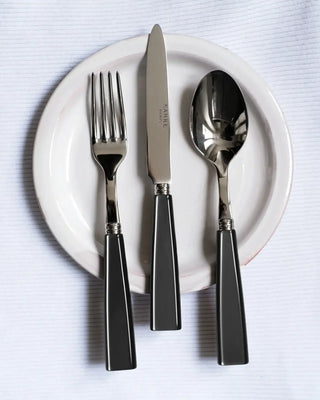Sabre Paris Icône stainless steel dessert spoon with acrylic handle - Buy now on ShopDecor - Discover the best products by SABRE PARIS design
