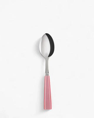 Sabre Paris Icône stainless steel dessert spoon with acrylic handle Sabre Paris Soft Pink - Buy now on ShopDecor - Discover the best products by SABRE PARIS design