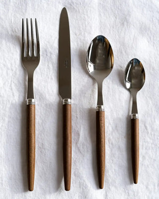 Sabre Paris Jonc stainless steel dessert knife with wood handle - Buy now on ShopDecor - Discover the best products by SABRE PARIS design