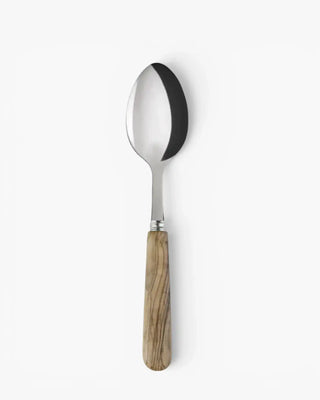 Sabre Paris Lavandou stainless steel dessert spoon with olive tree wood handle Sabre Paris Olive tree wood - Buy now on ShopDecor - Discover the best products by SABRE PARIS design