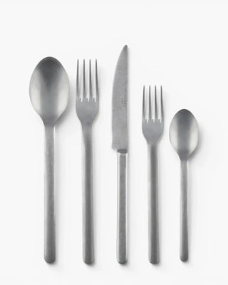 Sabre Paris Loft 5-piece stainless steel cutlery set Vintage steel - Buy now on ShopDecor - Discover the best products by SABRE PARIS design