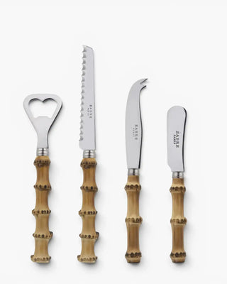 Sabre Paris Panda stainless steel aperitif set with bamboo handles Bamboo - Buy now on ShopDecor - Discover the best products by SABRE PARIS design