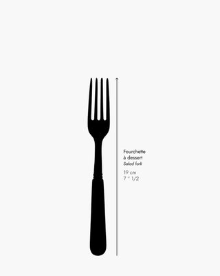 Sabre Paris Panda stainless steel dessert fork with bamboo handle - Buy now on ShopDecor - Discover the best products by SABRE PARIS design