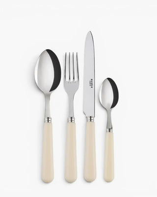 Sabre Paris Pop 24-piece stainless steel cutlery set with acrylic handles Sabre Paris Ivory - Buy now on ShopDecor - Discover the best products by SABRE PARIS design