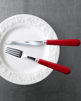 Sabre Paris Pop 24-piece stainless steel cutlery set with acrylic handles - Buy now on ShopDecor - Discover the best products by SABRE PARIS design