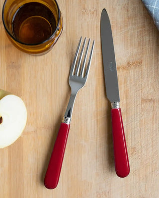 Sabre Paris Pop 24-piece stainless steel cutlery set with acrylic handles - Buy now on ShopDecor - Discover the best products by SABRE PARIS design