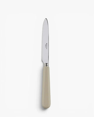 Sabre Paris Pop stainless steel dessert knife with acrylic handle Sabre Paris Light Kaki - Buy now on ShopDecor - Discover the best products by SABRE PARIS design