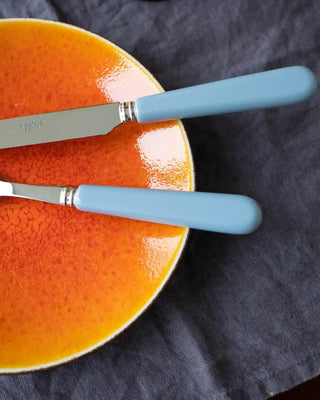 Sabre Paris Pop stainless steel dessert spoon with acrylic handle - Buy now on ShopDecor - Discover the best products by SABRE PARIS design