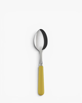 Sabre Paris Pop stainless steel dessert spoon with acrylic handle Sabre Paris Yellow Corn - Buy now on ShopDecor - Discover the best products by SABRE PARIS design