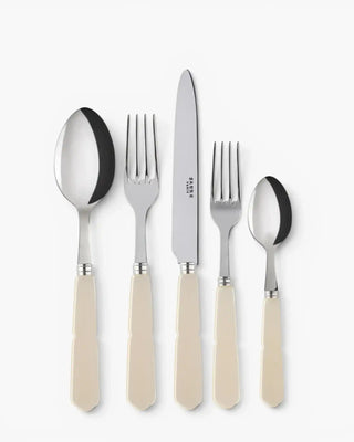 Sabre Paris Gustave 5-piece stainless steel cutlery set with acrylic handles Sabre Paris Pearl - Buy now on ShopDecor - Discover the best products by SABRE PARIS design
