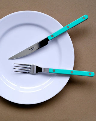 Sabre Paris Bistrot Shiny 5-piece stainless steel cutlery set with nylon handles