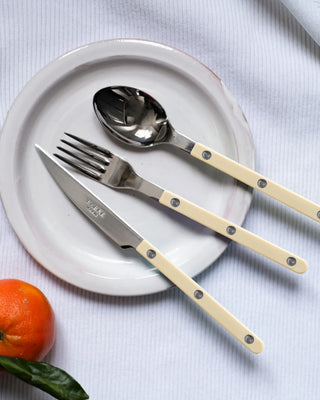 Sabre Paris Bistrot Shiny stainless steel dessert fork with nylon handle