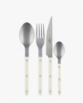 Sabre Paris Bistrot Vintage 24-piece stainless steel cutlery set with nylon handles Sabre Paris Ivory - Buy now on ShopDecor - Discover the best products by SABRE PARIS design