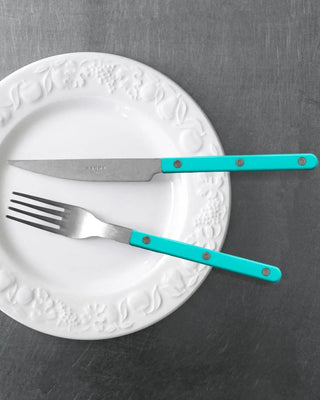 Sabre Paris Bistrot Vintage 24-piece stainless steel cutlery set with nylon handles - Buy now on ShopDecor - Discover the best products by SABRE PARIS design