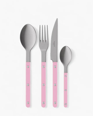 Sabre Paris Bistrot Vintage 24-piece stainless steel cutlery set with nylon handles Sabre Paris Pink - Buy now on ShopDecor - Discover the best products by SABRE PARIS design