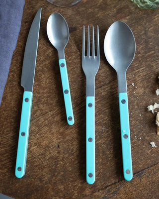 Sabre Paris Bistrot Vintage 24-piece stainless steel cutlery set with nylon handles - Buy now on ShopDecor - Discover the best products by SABRE PARIS design