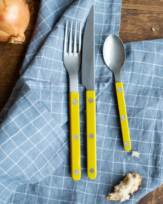 Sabre Paris Bistrot Vintage 5-piece stainless steel cutlery set with nylon handles - Buy now on ShopDecor - Discover the best products by SABRE PARIS design