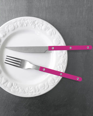 Sabre Paris Bistrot Vintage 5-piece stainless steel cutlery set with nylon handles - Buy now on ShopDecor - Discover the best products by SABRE PARIS design