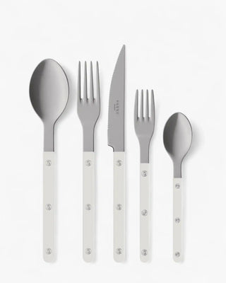 Sabre Paris Bistrot Vintage 5-piece stainless steel cutlery set with nylon handles Sabre Paris White - Buy now on ShopDecor - Discover the best products by SABRE PARIS design