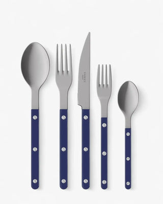 Sabre Paris Bistrot Vintage 5-piece stainless steel cutlery set with nylon handles Sabre Paris Navy Blue - Buy now on ShopDecor - Discover the best products by SABRE PARIS design