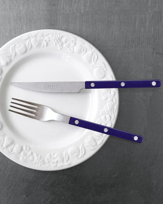 Sabre Paris Bistrot Vintage 5-piece stainless steel cutlery set with nylon handles - Buy now on ShopDecor - Discover the best products by SABRE PARIS design