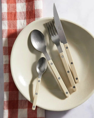 Sabre Paris Bistrot Vintage 5-piece stainless steel cutlery set with nylon handles - Buy now on ShopDecor - Discover the best products by SABRE PARIS design