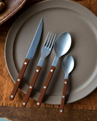 Sabre Paris Bistrot Vintage 5-piece stainless steel cutlery set with nylon handles - Buy now on ShopDecor - Discover the best products by SABRE PARIS design