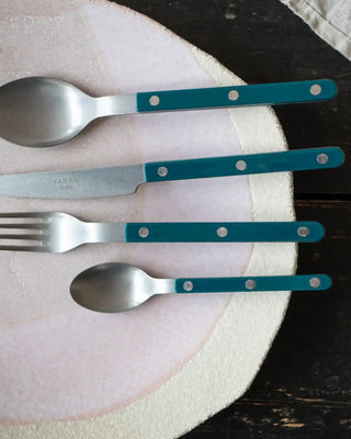 Sabre Paris Bistrot Vintage 5-piece stainless steel cutlery set with nylon handles - Buy now on ShopDecor - Discover the best products by SABRE PARIS design