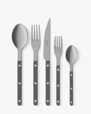 Sabre Paris Bistrot Vintage 5-piece stainless steel cutlery set with nylon handles Sabre Paris Dark Grey - Buy now on ShopDecor - Discover the best products by SABRE PARIS design