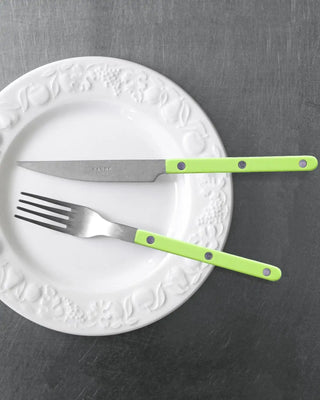 Sabre Paris Bistrot Vintage 5-piece stainless steel cutlery set with nylon handles - Buy now on ShopDecor - Discover the best products by SABRE PARIS design