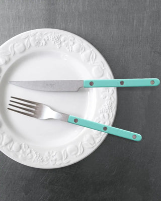 Sabre Paris Bistrot Vintage 5-piece stainless steel cutlery set with nylon handles - Buy now on ShopDecor - Discover the best products by SABRE PARIS design