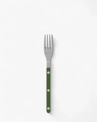 Sabre Paris Bistrot Vintage stainless steel dessert fork with nylon handle Sabre Paris Green - Buy now on ShopDecor - Discover the best products by SABRE PARIS design