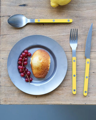 Sabre Paris Bistrot Vintage stainless steel dessert fork with nylon handle - Buy now on ShopDecor - Discover the best products by SABRE PARIS design