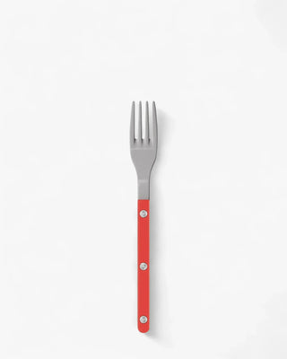 Sabre Paris Bistrot Vintage stainless steel dessert fork with nylon handle Sabre Paris Red - Buy now on ShopDecor - Discover the best products by SABRE PARIS design