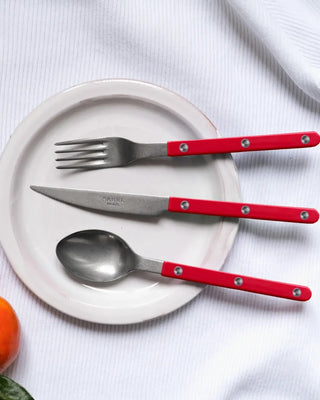 Sabre Paris Bistrot Vintage stainless steel dessert fork with nylon handle - Buy now on ShopDecor - Discover the best products by SABRE PARIS design