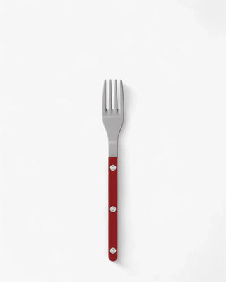 Sabre Paris Bistrot Vintage stainless steel dessert fork with nylon handle Sabre Paris Burgundy - Buy now on ShopDecor - Discover the best products by SABRE PARIS design