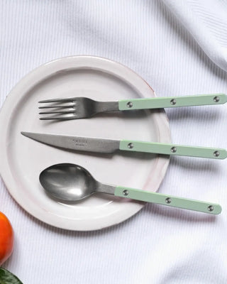 Sabre Paris Bistrot Vintage stainless steel dessert fork with nylon handle - Buy now on ShopDecor - Discover the best products by SABRE PARIS design