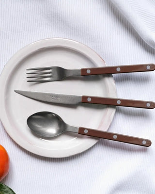 Sabre Paris Bistrot Vintage stainless steel dessert fork with nylon handle - Buy now on ShopDecor - Discover the best products by SABRE PARIS design