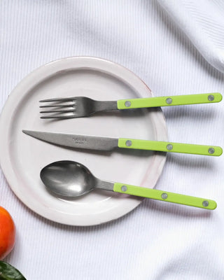Sabre Paris Bistrot Vintage stainless steel dessert fork with nylon handle - Buy now on ShopDecor - Discover the best products by SABRE PARIS design