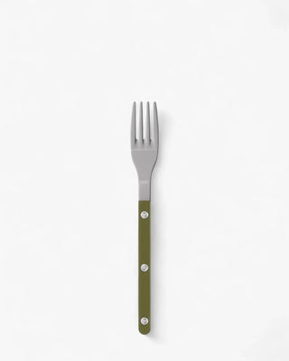 Sabre Paris Bistrot Vintage stainless steel dessert fork with nylon handle Sabre Paris Green Fern - Buy now on ShopDecor - Discover the best products by SABRE PARIS design
