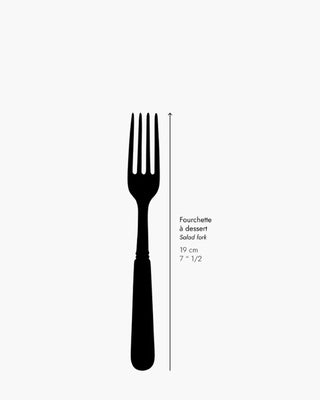 Sabre Paris Bistrot Vintage stainless steel dessert fork with nylon handle - Buy now on ShopDecor - Discover the best products by SABRE PARIS design