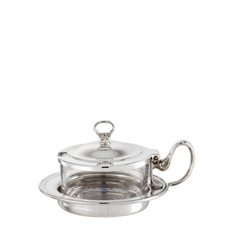 Sambonet Contour grated cheese pot with crystal silverplated - Buy now on ShopDecor - Discover the best products by SAMBONET design