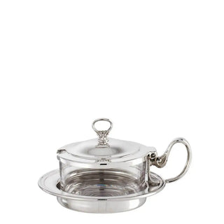 Sambonet Contour grated cheese pot with crystal silverplated - Buy now on ShopDecor - Discover the best products by SAMBONET design