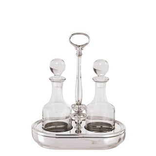 Sambonet Contour oil and vinegar set silverplated - Buy now on ShopDecor - Discover the best products by SAMBONET design